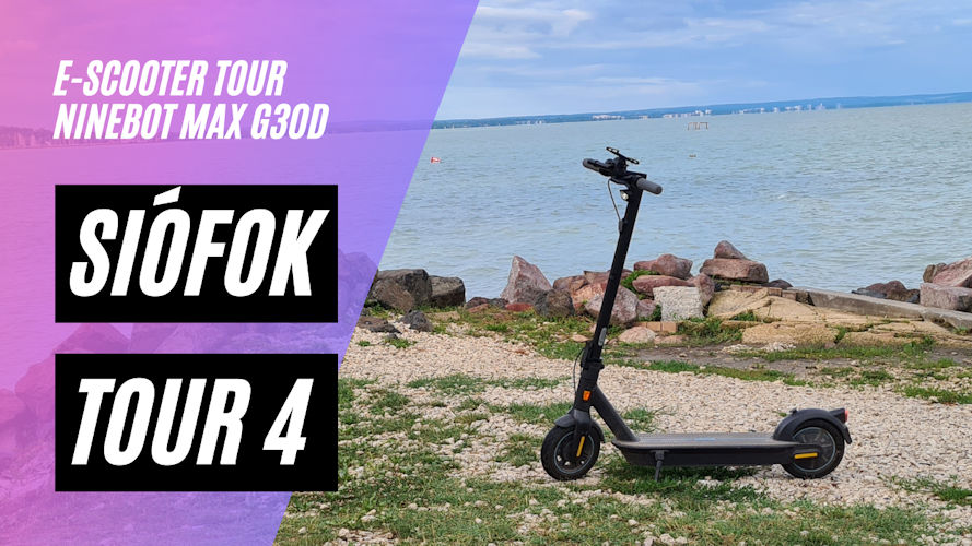 Siofok Tour 4 - Fahrt an der Steilküste und ein bisschen unfreiwillig Lost Place - Ninebot Max G30D