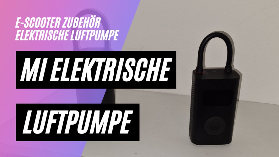 Mi Portabler, elektronischer Luftdruck-Kompressor Druckbereich von 0,2 bis 10,3 Bar (2000mAh/14,8Wh)