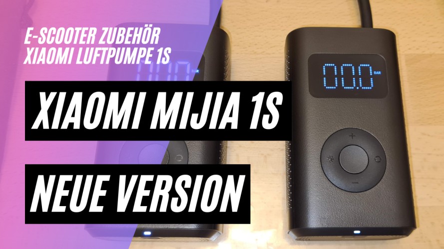 Xiaomi Mijia 1S Tragbare Luftpumpe (neue Version) Vergleich mit der alten Version