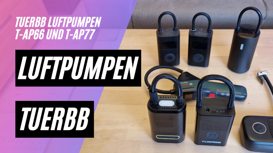 TUERBB T-AP 66 und T-AP 77 - günstige elektrische Luftpumpen