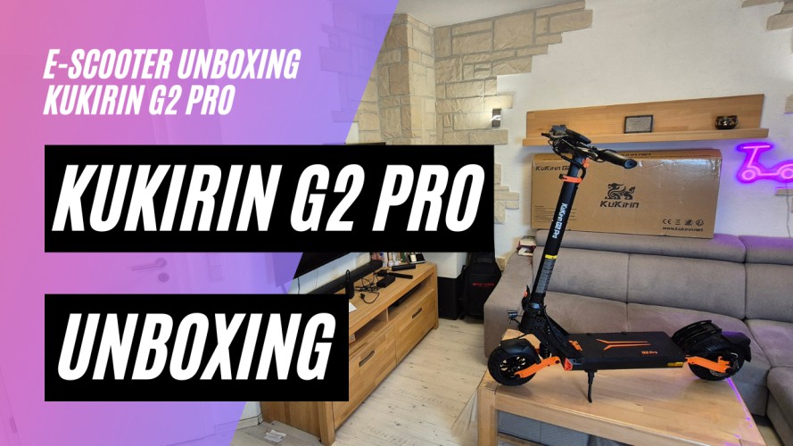 KuKirin G2 Pro ABE - Unboxing und Probefahrt (48V; 15,6AH; 500W)