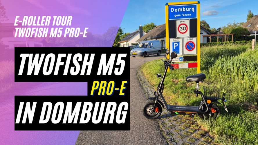 TWOFISH M5 PRO-E ECC - Fahrt in den Niederlanden (48V; 13AH; 500W)