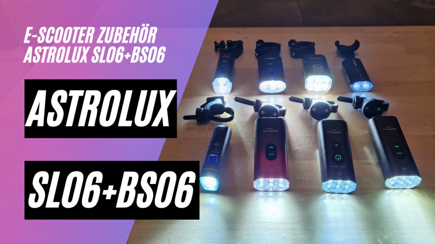 Astrolux BS06 und SL06. Vergleich aller Astrolux Fahrrad Lampen.
