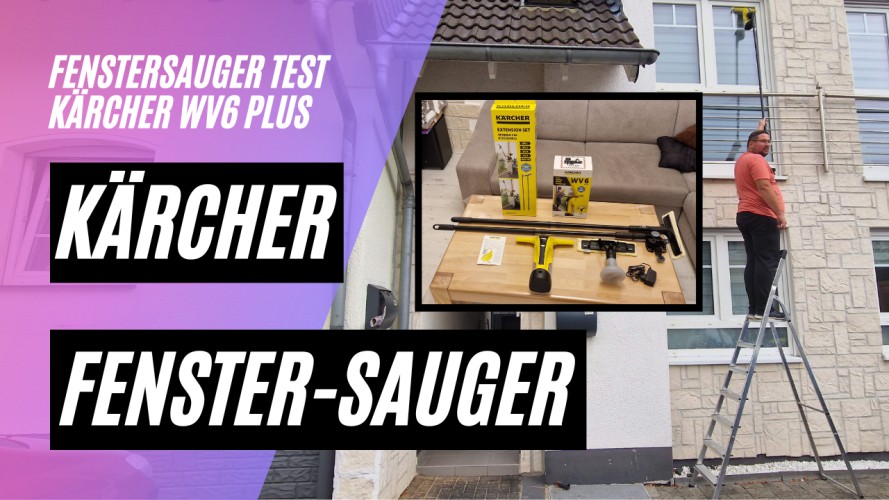 Kärcher Akku-Fenstersauger WV 6 Plus + Expansion Set