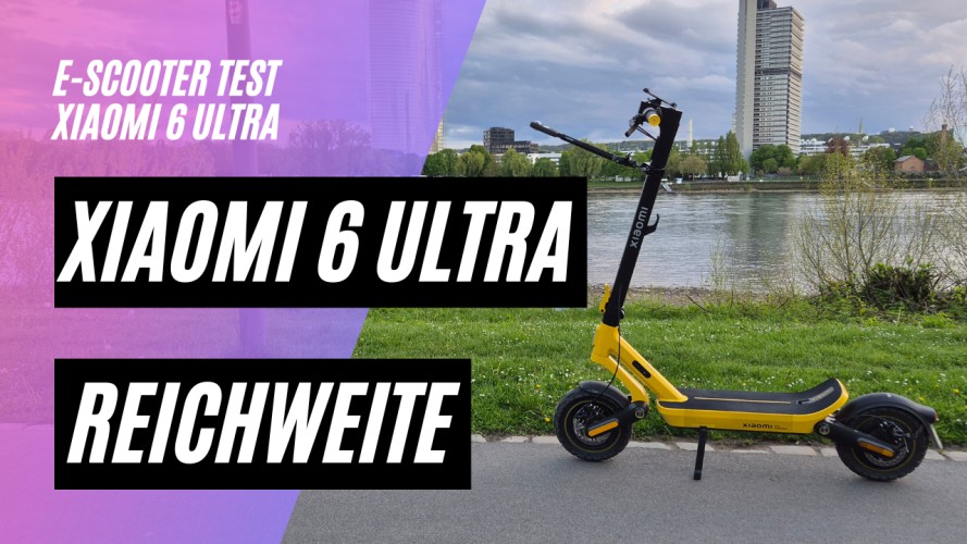 XIAOMI 6 ULTRA - Reichweitentest (48V; 12,5AH; 500W)