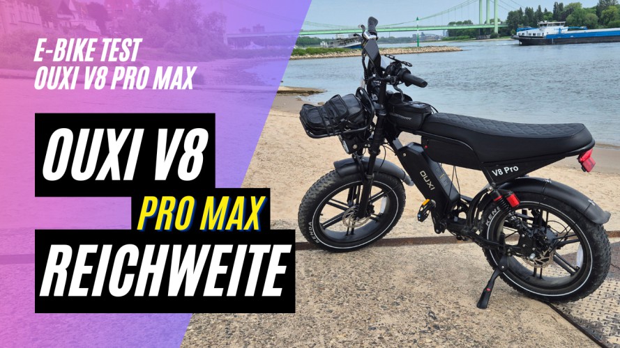 OUXI V8 PRO MAX - Reichweitentest (48V; 30AH; 250W)
