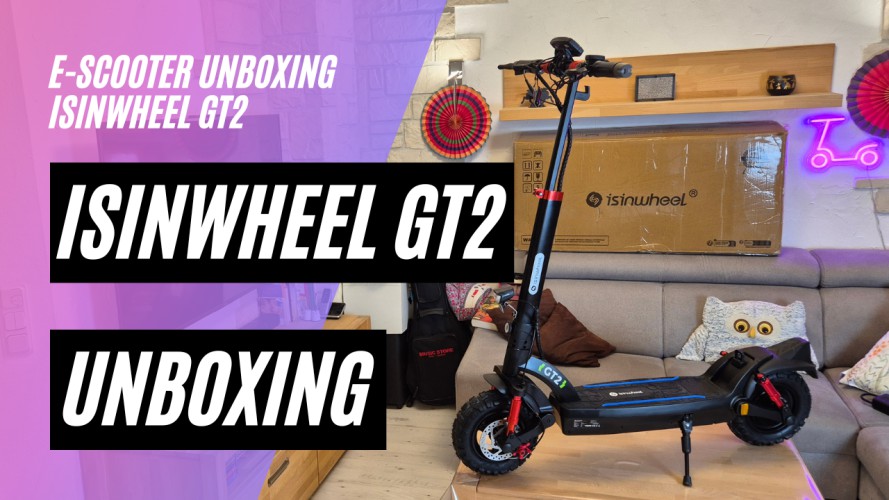 isinwheel GT2 - Unboxing und Probefahrt (48V, 15AH, 500W)