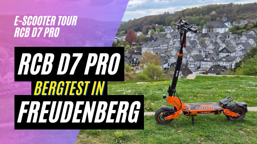 RCB D7 PRO ABE Ultra - Bergtest in Freudenberg (48V, 15Ah, 500W)