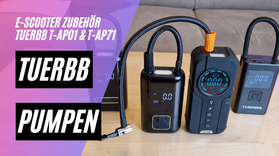 günstige elektrische Luftpumpen Teil 2 - TUERBB T-AP01 und T-AP71