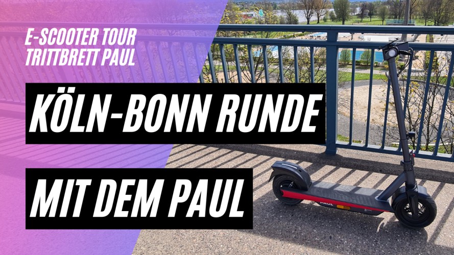 Trittbrett Paul 2. Reichweitentest (Köln-Bonn Runde) !Neuer Rekord! (48V, 500W, 14,7AH)