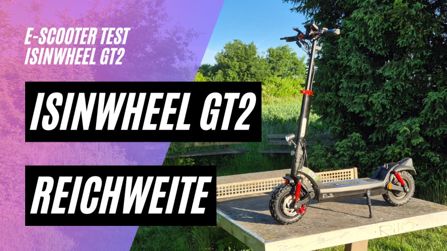 isinwheel GT2 - Reichweitentest (48V, 15AH, 500W)