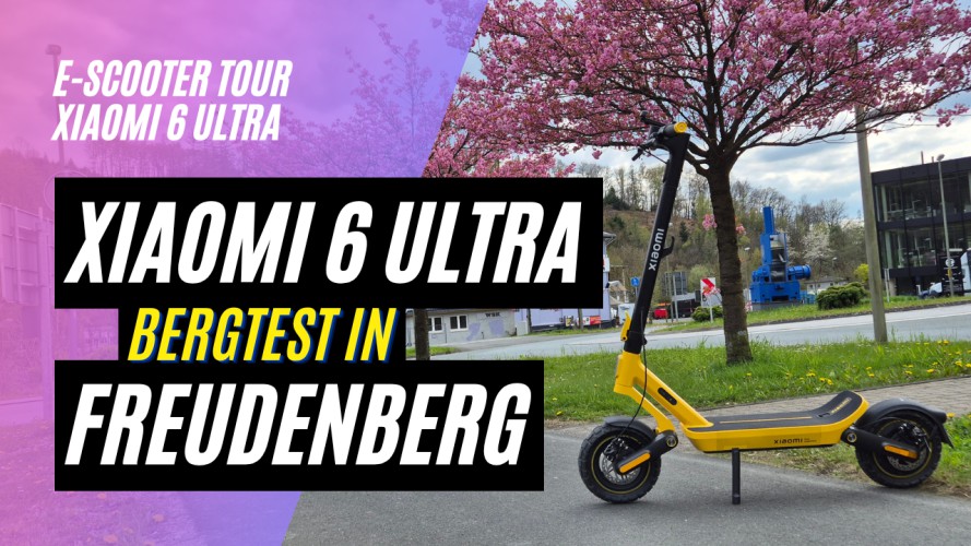 XIAOMI 6 ULTRA - Bergtest in Freudenberg (48V; 12,5AH; 500W)