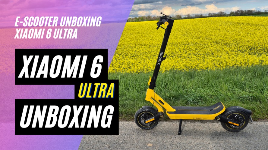 XIAOMI 6 ULTRA - Unboxing und Probefahrt (48V; 12,5AH; 500W)