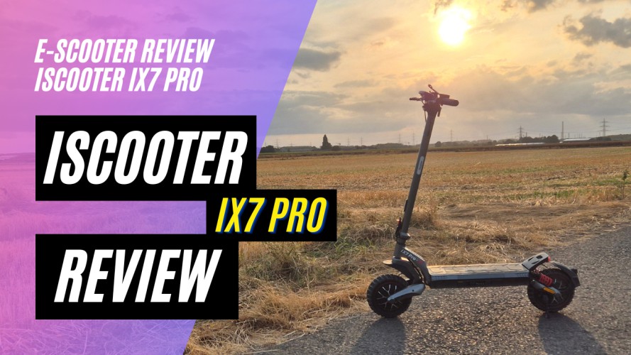 iScooter IX7 Pro - Review nach ca. 60 km (48V; 15AH; 2x250W)