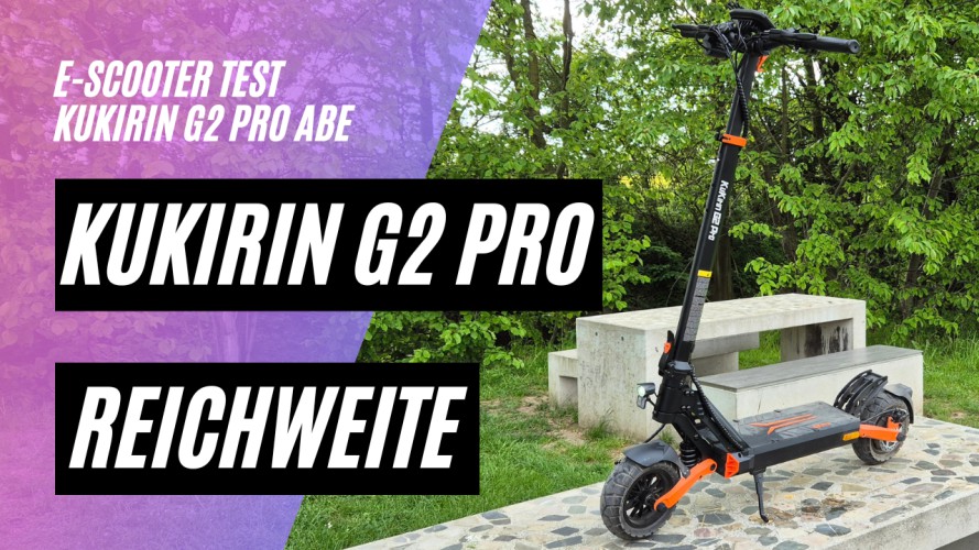KuKirin G2 Pro ABE - Reichweitentest (48V; 15,6AH; 500W)