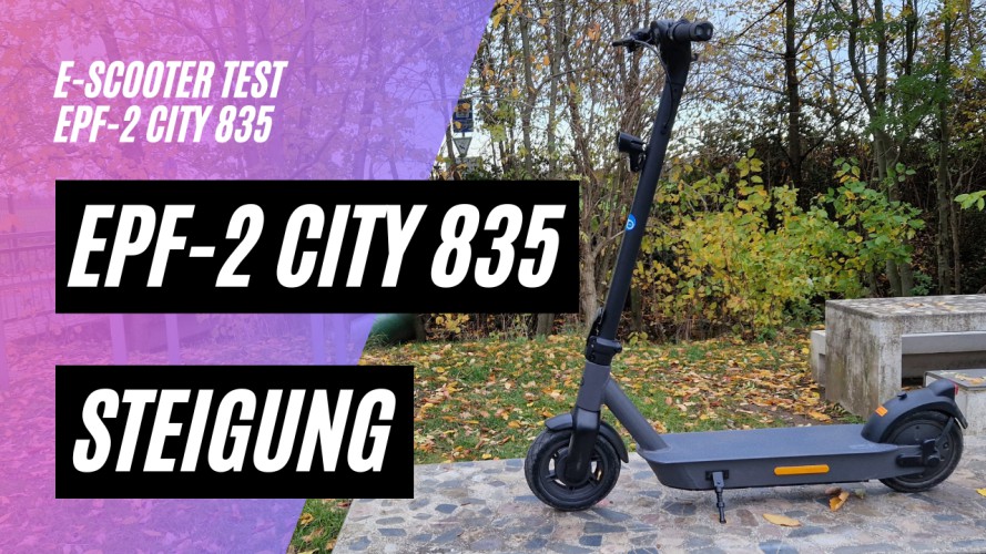 ePowerFun ePF-2 City 835 - Steigung und Performance (48V; 17,4AH; 500W)